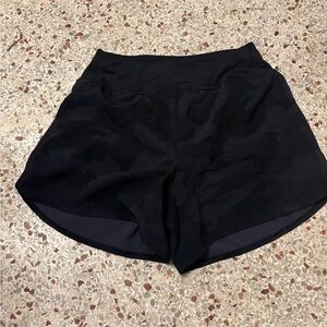 Lululemon speed up high rise shorts 4” camo